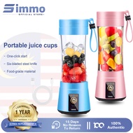 SIMMO Juice cup juicer Fruit Blender mixer Shaker Cup 380ml 6 Blade Wireless Portable USB Rechargeab