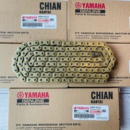 ORIGINAL YAMAHA GOLD CHAIN 428 ORING - 132L Y15ZR LC135 Y15 RS150 VFS3i 428H O RING RANTAI