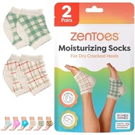 ZenToes Infused for Heel Mothers and for Women, Oil Cracked Spa Gifts Olive Heel (Fuzzy Socks Treatm