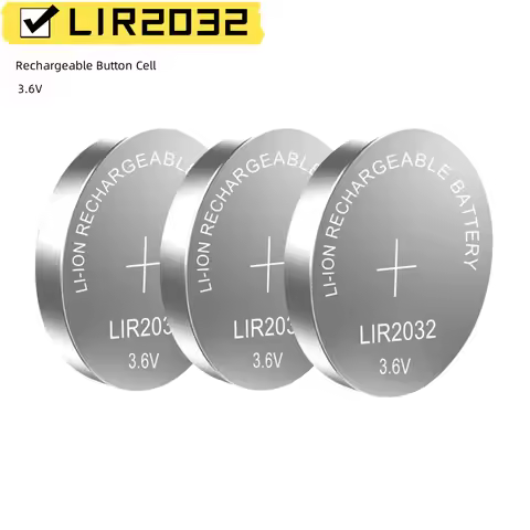 10-50PCS LIR2032 Rechargeable Battery 2032 Lithium charging Can Replace CR2032 for watches