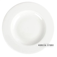 Etna white Pasta Plate 20cm 8 inch - Concave Pasta Plate