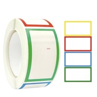 SE Clothing Label Sticker Colorful Border Name Sticker  Date Label