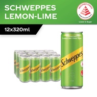 12x【New Schweppes Lemon Lime 320ml】