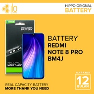 Baterai Xiaomi Redmi Note 8 Pro Hippo Battery BM4J 4500mAh Original