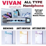 ANTI-SCRATCH VIVAN HYDROGEL UNIVERSAL FOR SAMSUNG A57/A37/Reno 16/16F/Xiaomi 17T All Types Rubber Ma