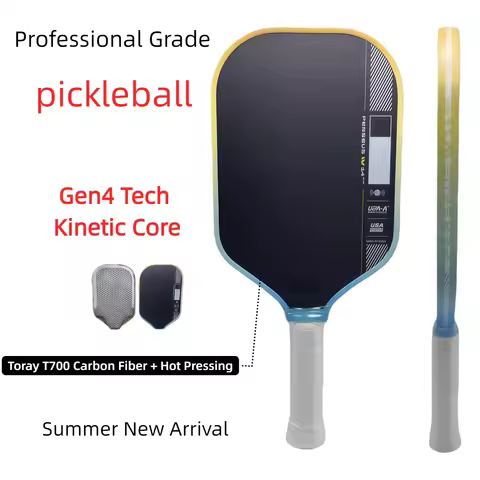 Pickleball Paddle Set with Hot-Pressed Toray T700 Carbon Fiber & 4th Gen Core, Same as Top Brand