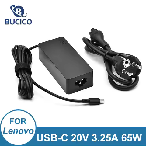 20V 3.25A 65W USB Type-C AC Laptop Power Adapter Charger For Lenovo Thinkpad X1 carbon Yoga X270 X28