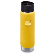 Klean Kanteen Insulated Water Bottle Wide 592ml (with Cafe Cap 2.0) yellow