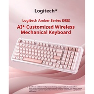 [Logitech K98S+MX Anywhere 3S Smart Office AI Set] Light Tone Mechanical Keyboard Wireless Mouse Dua