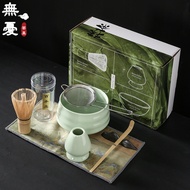 Japanese-style matcha tea set matcha brush matcha bowl tea Lieli baibenli tea spoon tea towel matcha