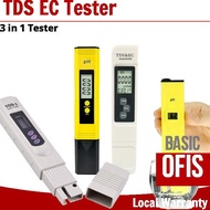 PH Tester TDS EC TDS temp Conductivity Meter Pen Tester Water Purity