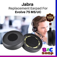 Jabra Evolve 75 / 75 UC / 75 Headset Compatible Replacement Earpad Cushion Soft Foam Ear Cushion