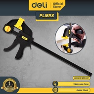 Deli Klem F Clamp Catok Jepit Kayu Quick Release Ukuran Paling Lengkap