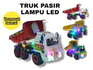 Mainan mobil mobilan truk pasir TTD / mobil truk pasir murah / mainan mobil truk lampu led / mainan