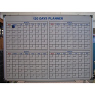90/120 DAYS Planner Planning Board Whiteboard -Magnetic (3 x 4ft) 90 x 120cm