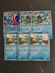 50@set寶可夢卡 甲賀忍蛙ex/瓜頭蛙/呱呱泡蛙 白卡 100Deck Set 出