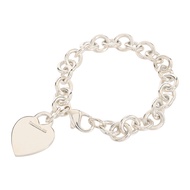 【二手】Tiffany & Co.) Return to Tiffany 手鍊，心型吊牌，925 純銀 (SV925)