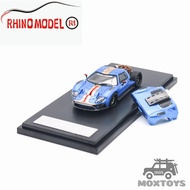 Rhino Model RM 1:64 GT40 Blue Limited999 Diecast Model Car