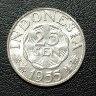 Koin Master 1942 - 25 Sen Garuda Indonesia Tahun 1955