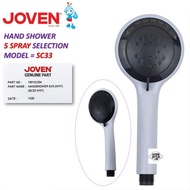 [Genuine Parts] JOVEN 5 spray shower Head -White use for all Similar Water Heater ALPHA CENTON PANAS