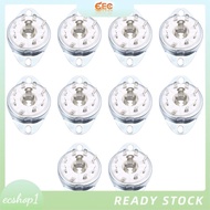 [ecshop1.ph] 10pcs 8PIN K8A Octal Tube Socket Ceramic Valve Base for EBL21 ECH21 4P1S 5B254 7N7 4J1S