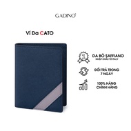 Ví Da Nam CATO Vân Saffiano Nhập Khẩu Kiểu Dáng Đứng Thanh Lịch GADINO - G02