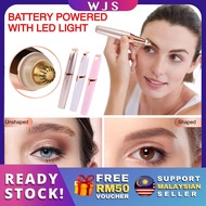 🇲🇾FREE RM50 VOUCHER🎁MLQ Eyebrow Hair Trimmer Eye Brow Remover Shaver Battery Powered Pemangkas Bulu 