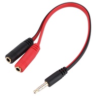 3.5mm Phone Jack (M) to 3.5mm Audio + Mic (F) Cable