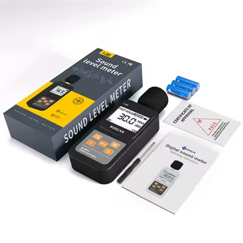 【Limited-Stock!】Digital Sound Level Meter Handheld SPL Meter,30-130DB Audio Noise Measure, Larger Ba