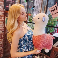 Anak patung 羊驼布娃娃 羊毛绒玩具 Alpaca Ragdoll Doll Large Plush Toy Sleeping Pillow Company Event Gift