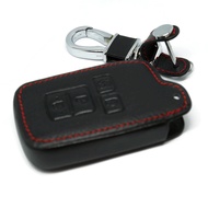 Toyota Sienta / Vellfire / Alphard / Voxy Keyless Remote Car Key Leather Cover Case with Chain