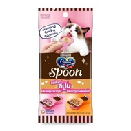 [ยกโหล 12 ซอง] Ginno Spoon กินโนะ แคท ทรีท สปูน ขนมแมวเลีย (10g.x 4 ถ้วย)