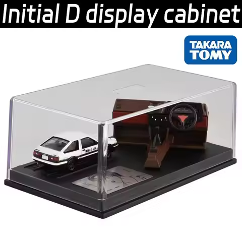 TAKARA TOMY TOMYTEC Initial D Display Case AE86/RX-7/Fujiwara Tofu Shop Models Alloy Motor Vehicle D