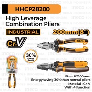 PROMO- HIGH LEVERAGE COMBINATION PLIERS (8") INGCO HHCP28200 TANG KOMBINASI