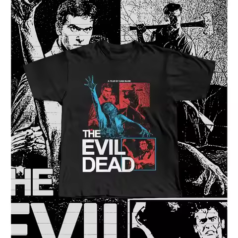 The Evil Dead Shirt 1981 - Bruce Campbell Ash Williams Tee Summer Men's and Women's Loose and Breath