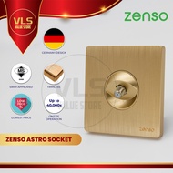 ZENSO ASTRO SOCKET 【GOLD COLOUR】