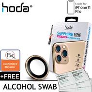 Hoda Sapphire Lens Protector for iPhone 11 Pro - 3 pcs ( Gold ) + FREE 1pcs alchohol swab