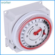 Wor* Easy To Use Timing Device Mechanical Timer Switches 15min–24h Dials Timer Switches