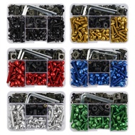 190pcs Motorcycle Complete Fairing Bolts Screw For Xadv Yamaha R15 V2 Bmw S1000xr Bmw R1150r Honda C