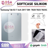 HITAM Samsung Tab S3/Case Samsung Tab S3 9.7 Inch/SM-T820 T825 T825C T829 Ultrathin Soft Case TPU Ru