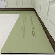 [in stock] Cream-style kitchen floor mat, easy to clean, absorbs water and oil, non-slip, can be cut