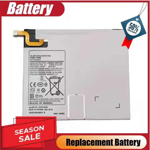 Tablet PC Battery 3.85V 6150mAh EB-BT515ABU For Samsung Galaxy Tab A 10.1 2019 SM-T510 T515 Replacem
