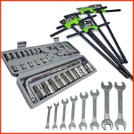 PAKET  BENGKEL MURAH KUNCI SHOCK 27 Pcs + Kunci Diamond Kunci Pas Set 6-22 Double Open 8Pcs + KUNCI 