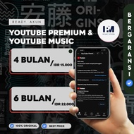 YouTube Premium | Varian 4/6/3 Bulan | YT Prem| LANGSUNG DIKIRIM
