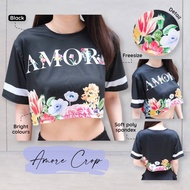 CROP TOP GYM CLOTHES BABY PINKAmora AEROBIC FITNESS GYM ZUMBA CLOTHES