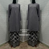 [S-5XL] Baju Kurung Riau Kain Batik | Baju Kurung Riau Corak Batik PLus Size Kain Ironless.