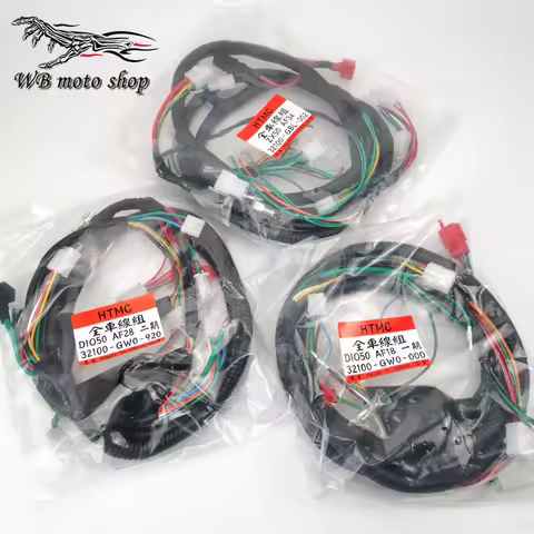 Motorcycles Electric Full Assembly Spare Parts Entire Vehicle Cable Wire Line for Honda DIO AF17 AF1