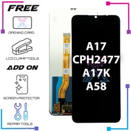 LCD SCREEN DISPLAY FOR OPPO A17 CPH2477 / A17K / A18 CPH2591 / A38 CPH2579 / A57 4G CPH2387 / A58 5G