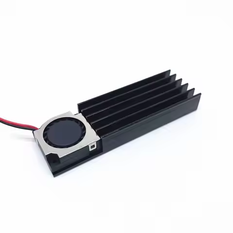 M.2 SSD Hard disk Heat Sink With Fan Thermal Pad 70x22x10MM laptop Hard Disk SSD Aluminum Fin Nvme 5