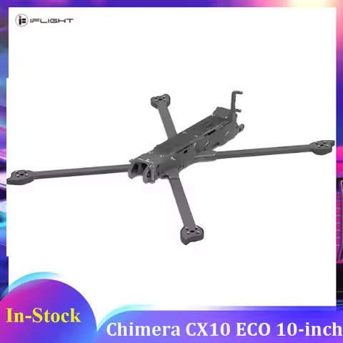 iFlight Chimera CX10 ECO 10-inch FPV Frame Kit 452mm Wheelbase 6MM Arm Carbon Fiber For RC FPV Frees
